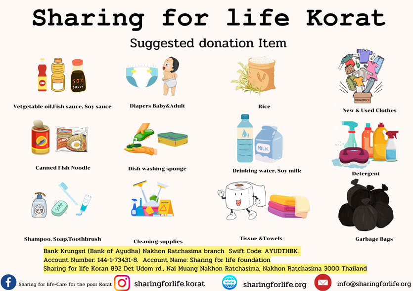 We need these things, thank you Goods for donation